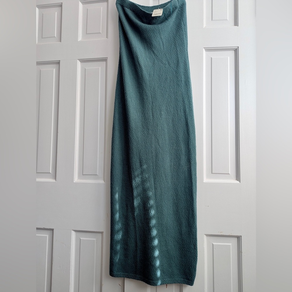 Free People Teal Maxi Skirt